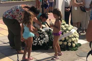 Homenaje en Telde a las víctimas del vuelo JK5022 (Foto TA)